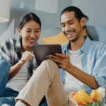 happy couple smsf loan